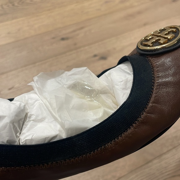 Brown and black NEW Tory Burch ballet flats - Picture 4 of 4